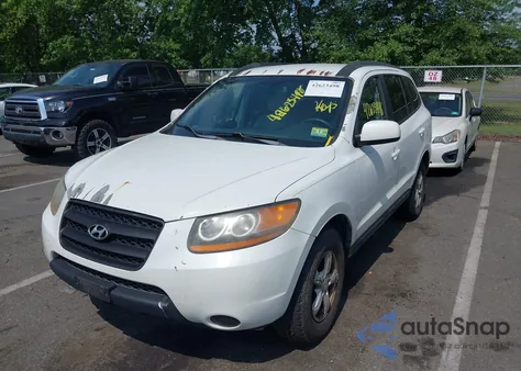 2008 Hyundai Santa Fe Gls z USA, uszkodzony, nr VIN 5NMSG13D18H142961